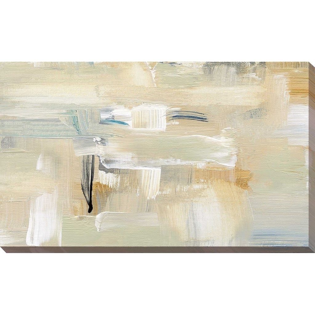 "Mountain Trail II" by Susan Jill Print on Canvas - Yellow