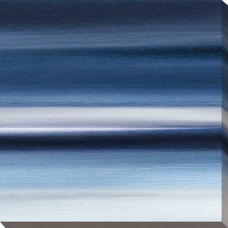 "Indigo II" by Susan Jill Print on Canvas - Blue