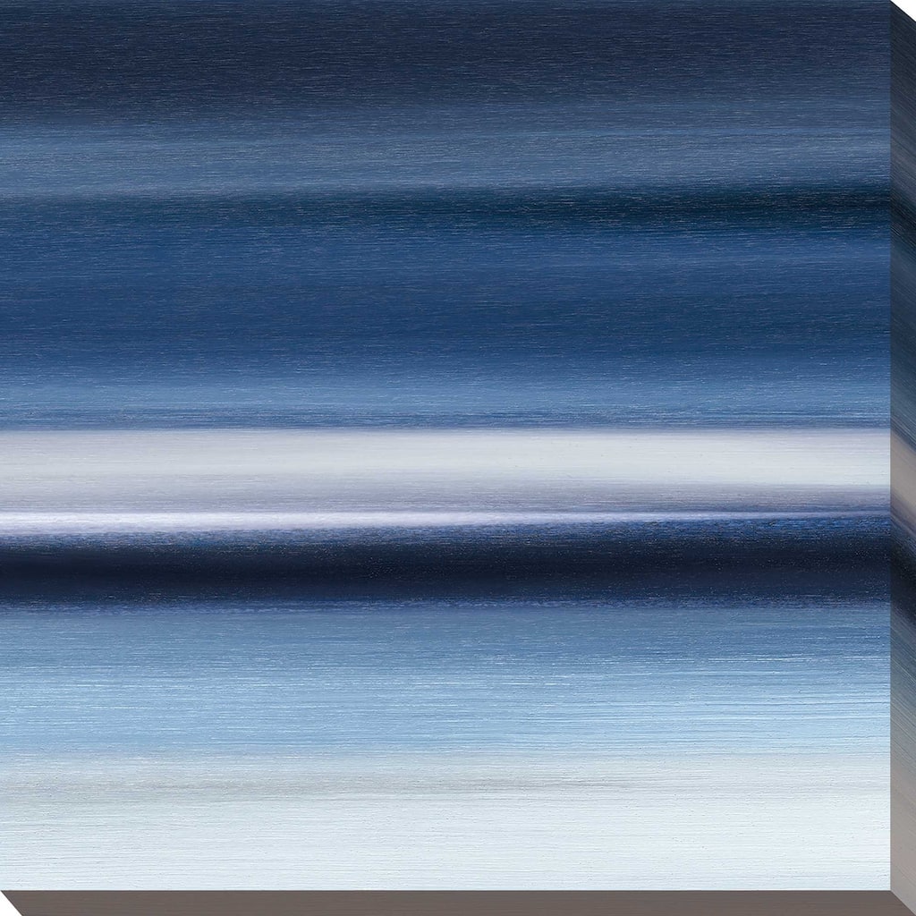 "Indigo II" by Susan Jill Print on Canvas - Blue