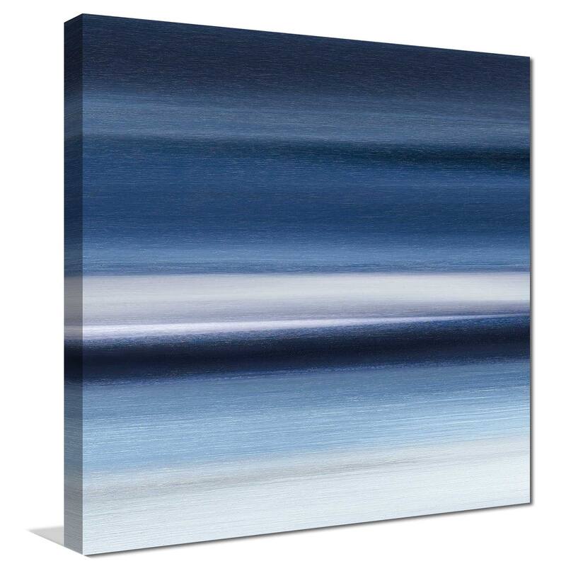 "Indigo II" by Susan Jill Print on Canvas - Blue