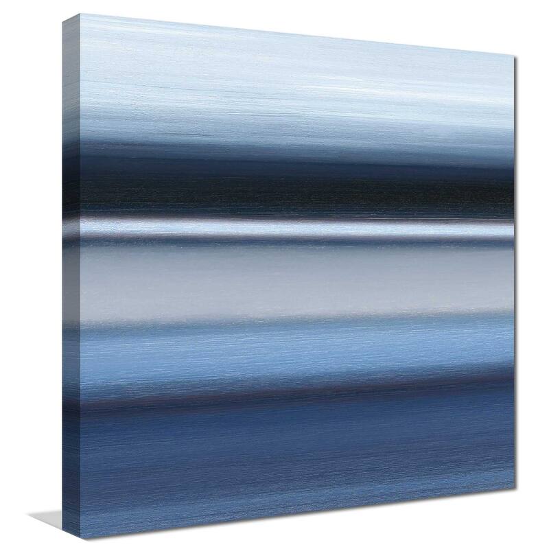 "Indigo I" by Susan Jill Print on Canvas - Blue