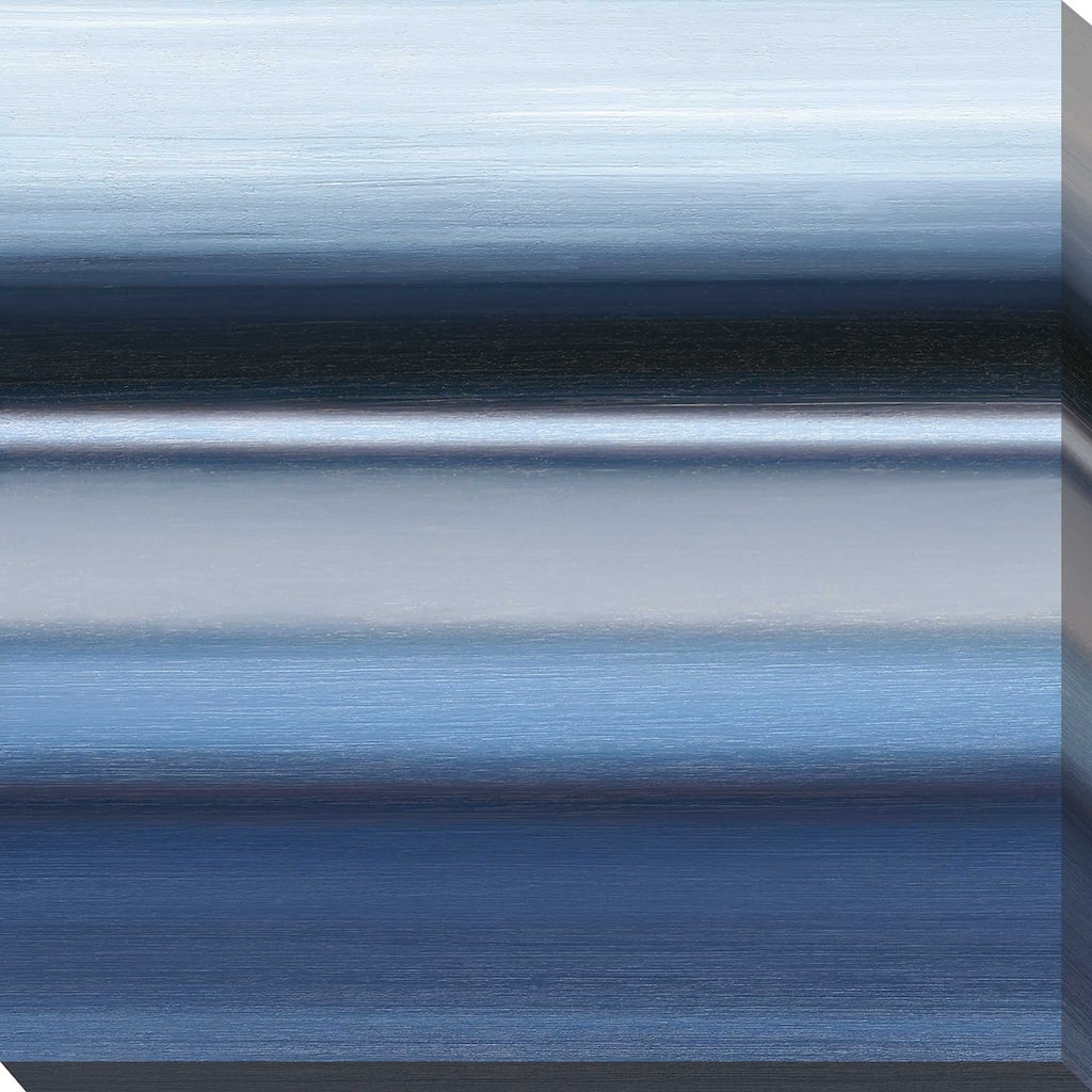 "Indigo I" by Susan Jill Print on Canvas - Blue