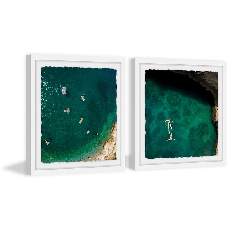 Marmont Hill - Handmade Self-Subsistent III Diptych - Multi-Color