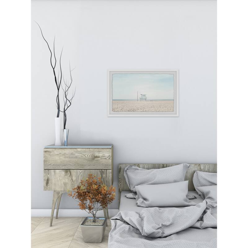 '#14' Framed Painting Print - Multi-Color