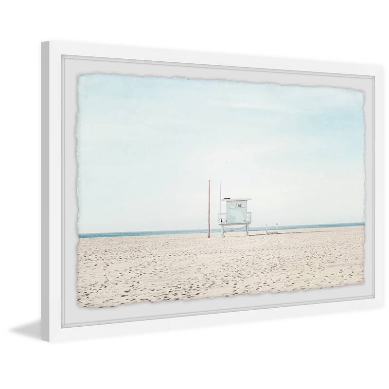 '#14' Framed Painting Print - Multi-Color
