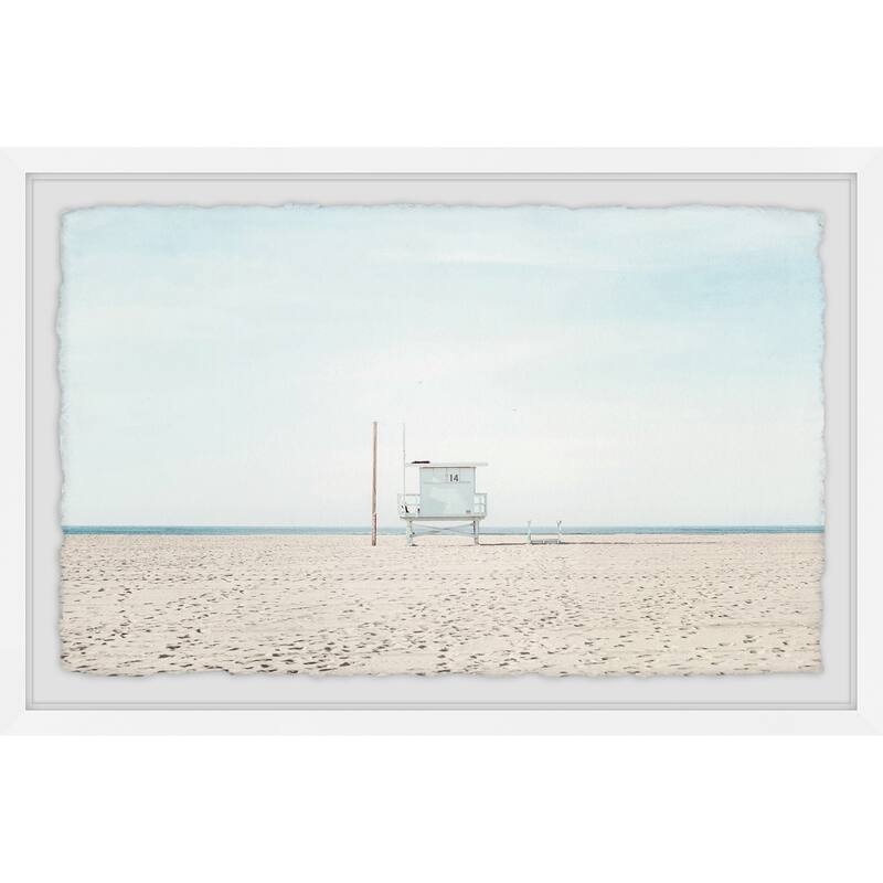 '#14' Framed Painting Print - Multi-Color