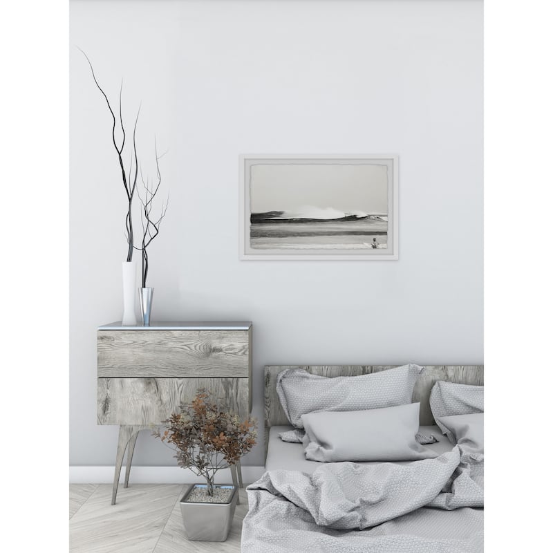 'Throwback' Framed Painting Print - Multi-Color