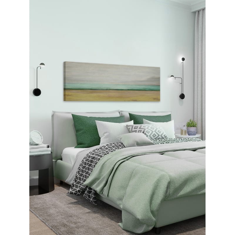 'Waterline IV' Painting Print on Wrapped Canvas - Multi-Color
