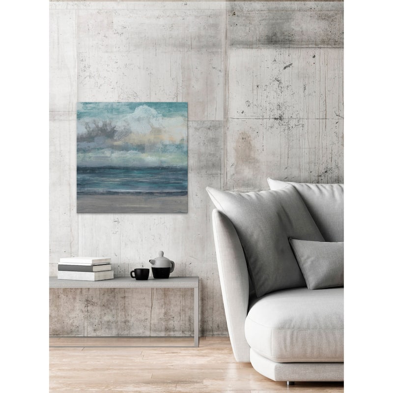 'Beach Rise III' Painting Print on Wrapped Canvas - Multi-Color