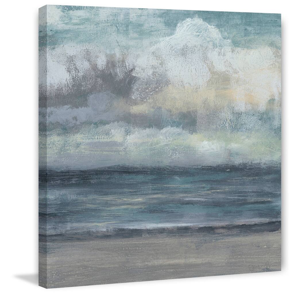 'Beach Rise III' Painting Print on Wrapped Canvas - Multi-Color