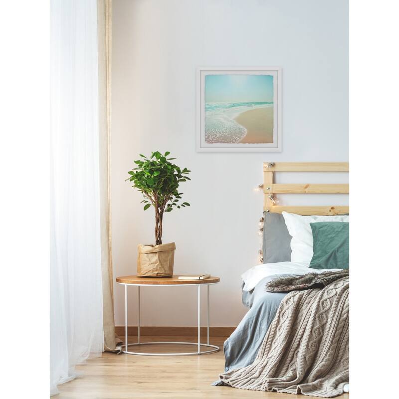 'Let's Go Swimming' Framed Painting Print - Multi-Color