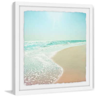 'Let's Go Swimming' Framed Painting Print - Multi-Color