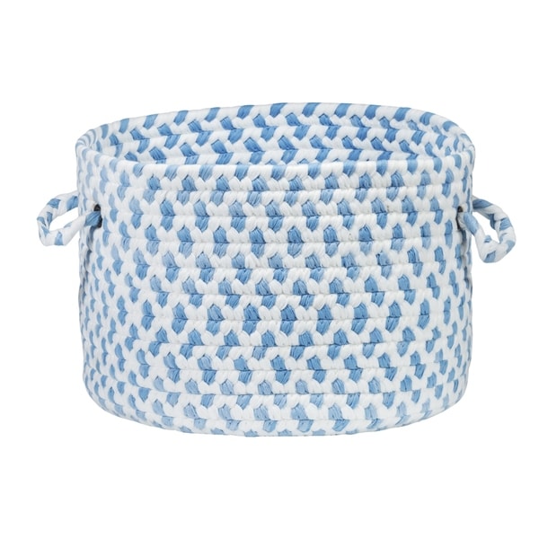 Simply Soft Nursery Basket - Cloud Blue 16"x16"x10"