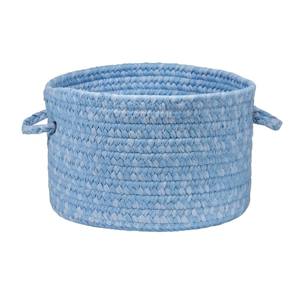 Simply Soft Nursery Basket - Periwinkle 16"x16"x10"
