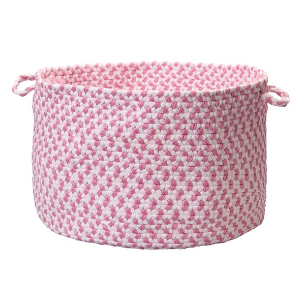 Taylor & Olive Sangam Pink Woven Kid's Basket - 12" x 16"