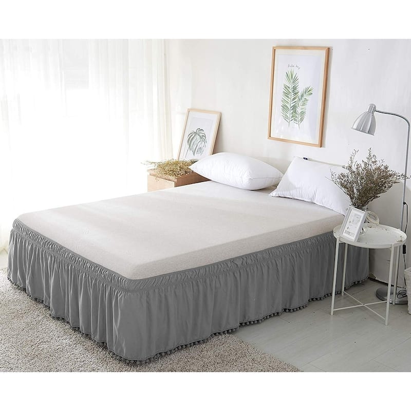 Elegant Comfort Luxury Pom Pom Bed Skirt