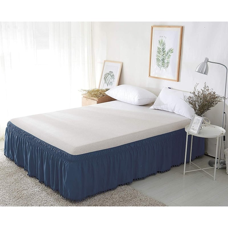 Elegant Comfort Luxury Pom Pom Bed Skirt