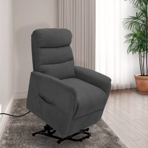 Shop Lifesmart Ultra Comfort Gray Lift Chair With Heat Massage And