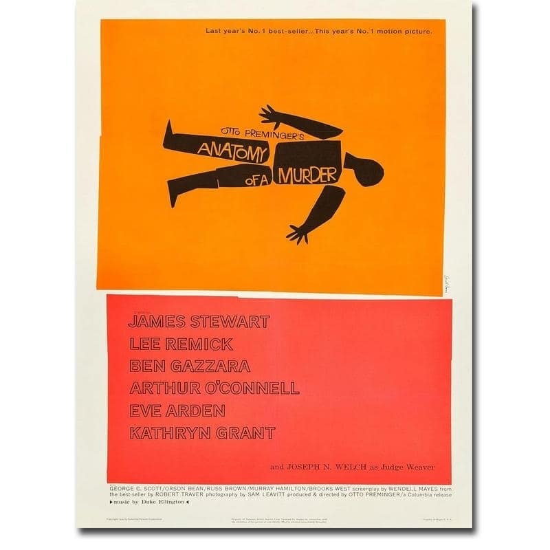 Anatomy of a Murder by Anonymous Gallery Wrapped Canvas Giclee Art (16 in x 12 in, Ready to Hang)