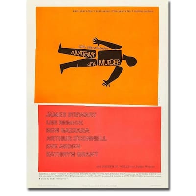 Anatomy of a Murder by Anonymous Gallery Wrapped Canvas Giclee Art (16 in x 12 in, Ready to Hang)