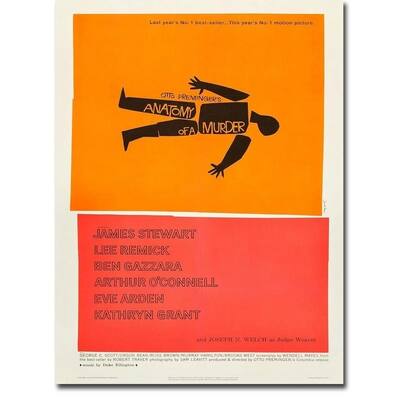 Anatomy of a Murder by Anonymous Gallery Wrapped Canvas Giclee Art (16 in x 12 in, Ready to Hang)