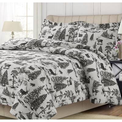 Grey Flannel Christmas Duvet Covers Sets Find Great Bedding