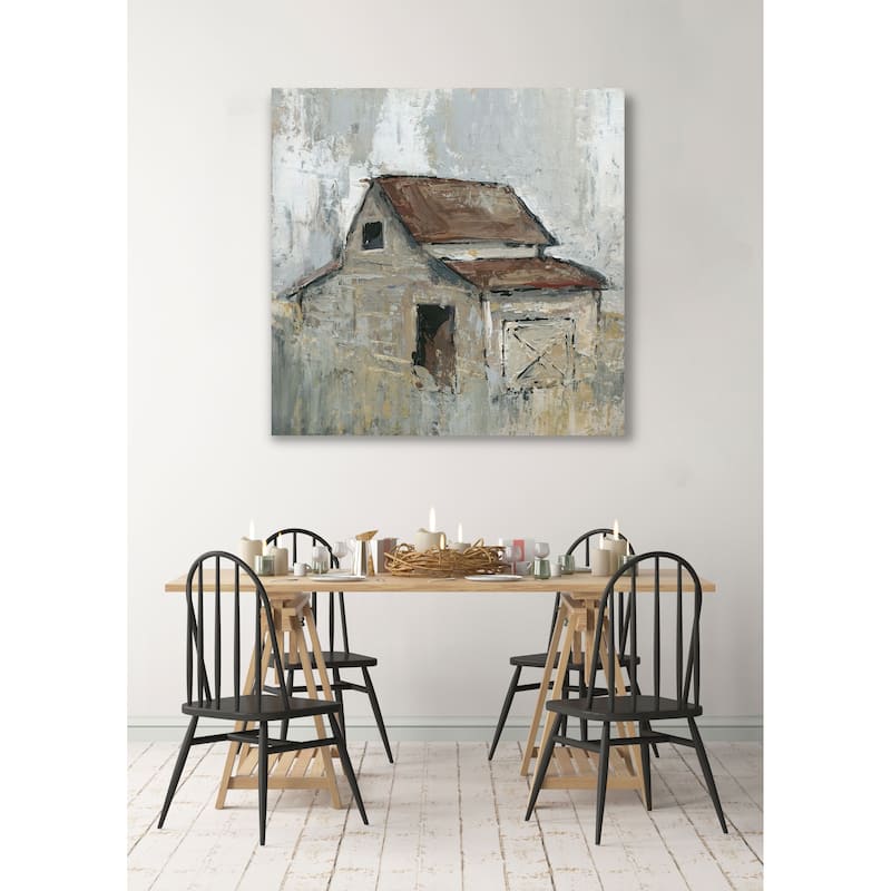 Barn at Midday -Gallery Wrapped Canvas