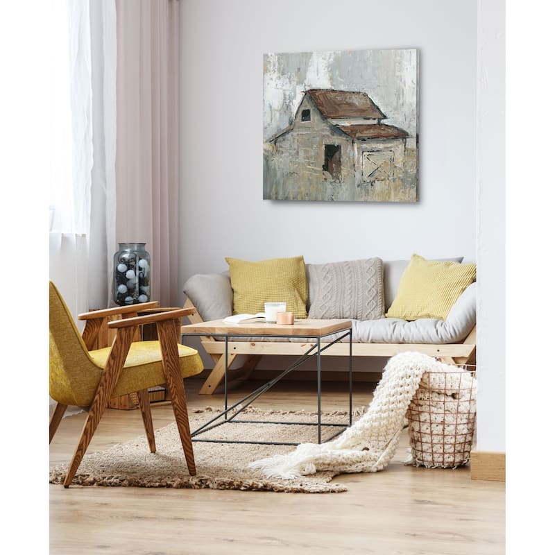 Barn at Midday -Gallery Wrapped Canvas