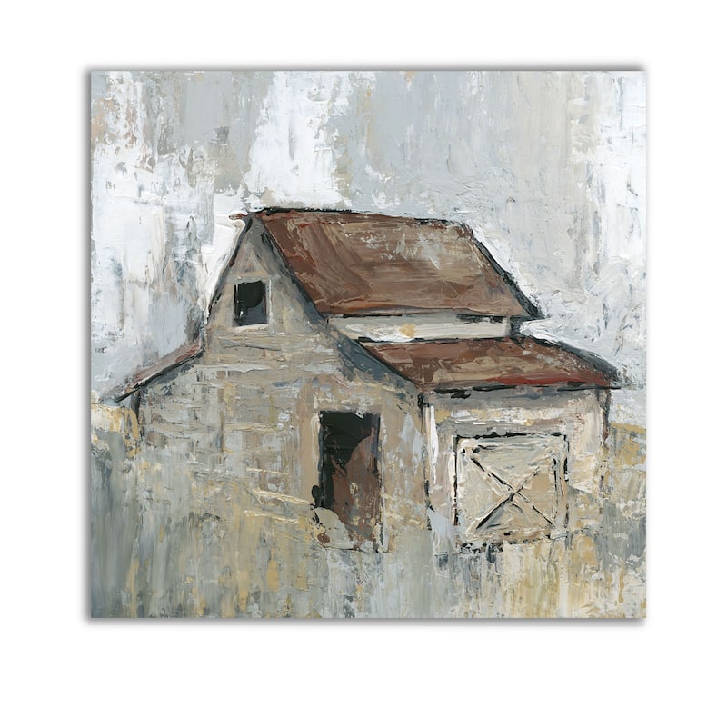 Barn at Midday -Gallery Wrapped Canvas