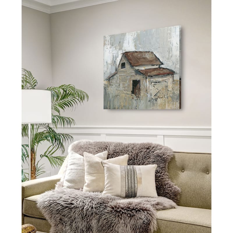 Barn at Midday -Gallery Wrapped Canvas