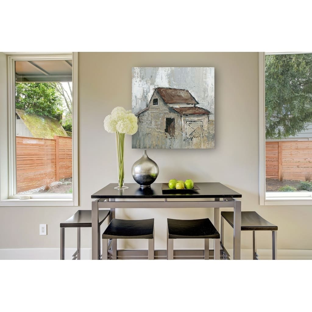 Barn at Midday -Gallery Wrapped Canvas