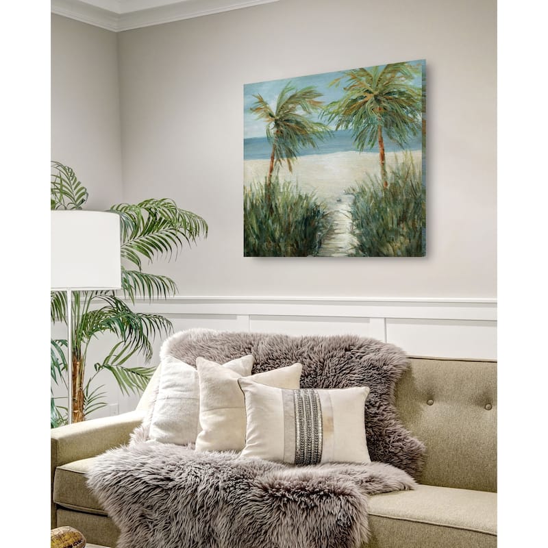 Sandy Beachwalk -Gallery Wrapped Canvas