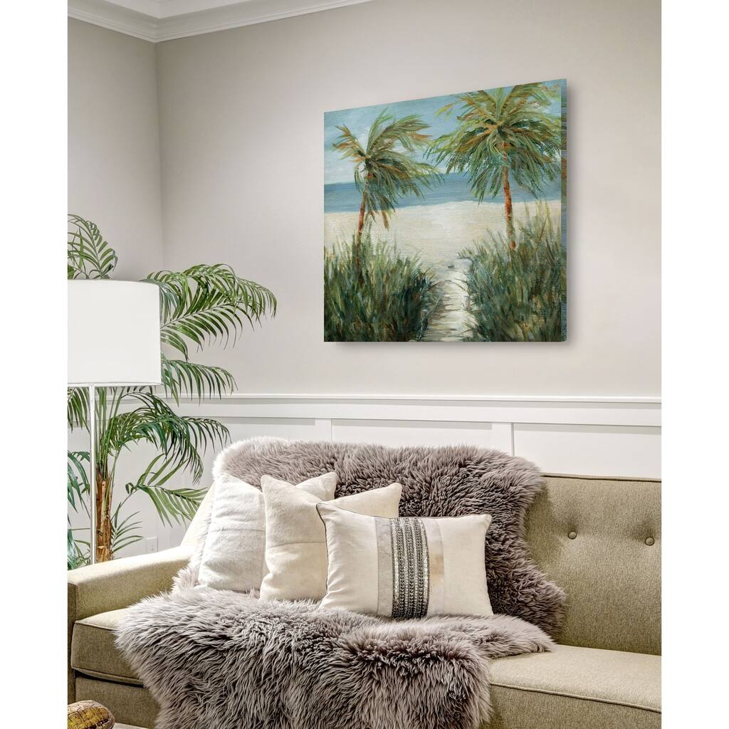 Sandy Beachwalk -Gallery Wrapped Canvas