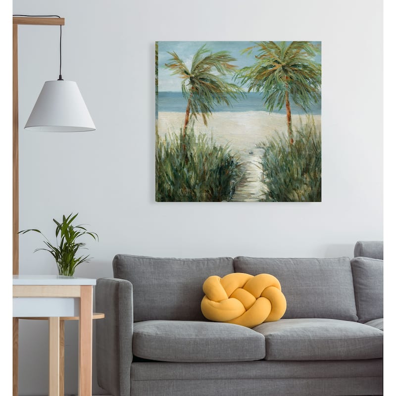 Sandy Beachwalk -Gallery Wrapped Canvas