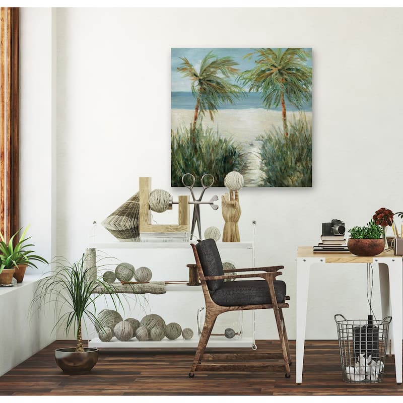 Sandy Beachwalk -Gallery Wrapped Canvas