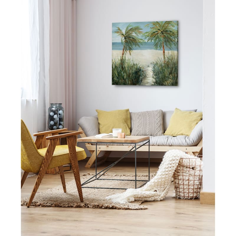 Sandy Beachwalk -Gallery Wrapped Canvas