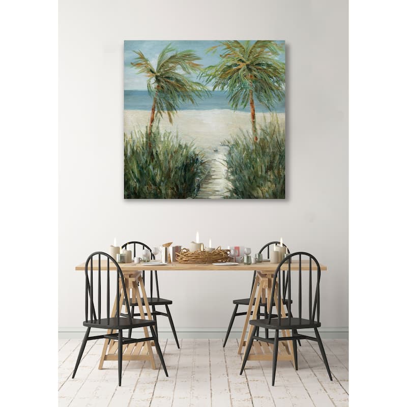 Sandy Beachwalk -Gallery Wrapped Canvas