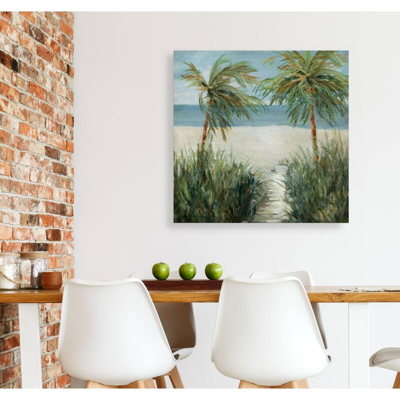 Sandy Beachwalk -Gallery Wrapped Canvas