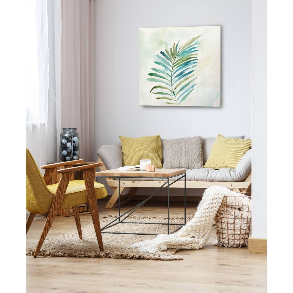 Tropical Leaf I -Gallery Wrapped Canvas