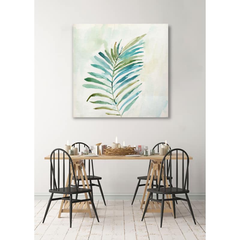 Tropical Leaf I -Gallery Wrapped Canvas