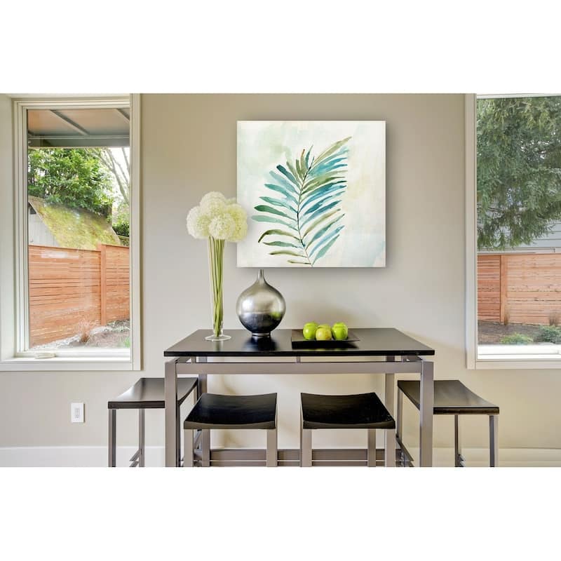 Tropical Leaf I -Gallery Wrapped Canvas