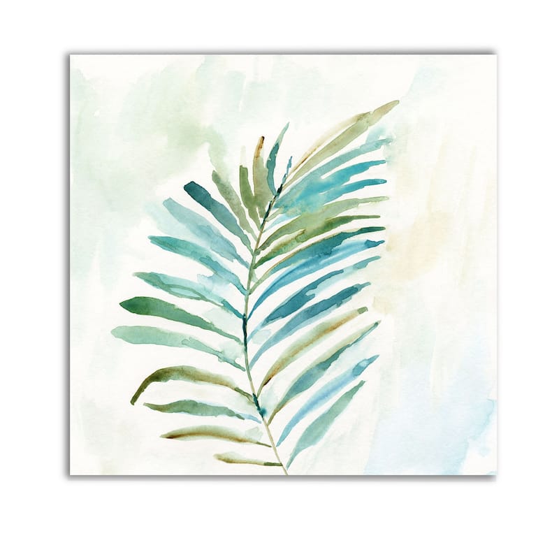 Tropical Leaf I -Gallery Wrapped Canvas