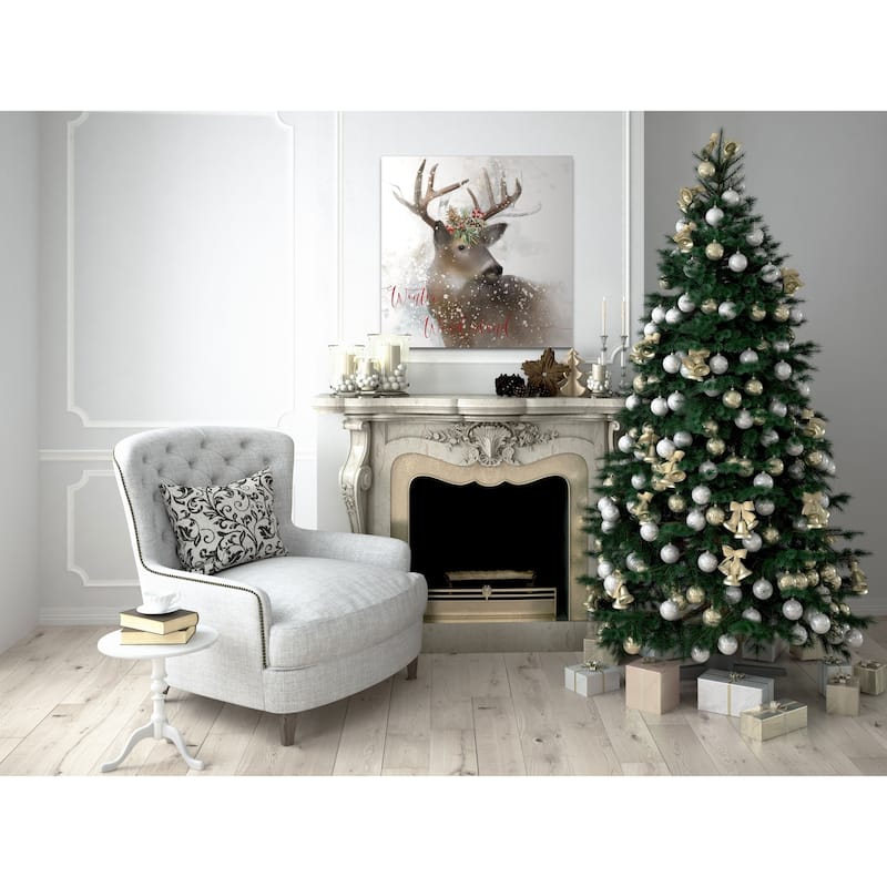 Winter Wonderland Deer -Gallery Wrapped Canvas