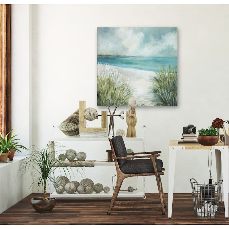 Coastal Fences -Gallery Wrapped Canvas
