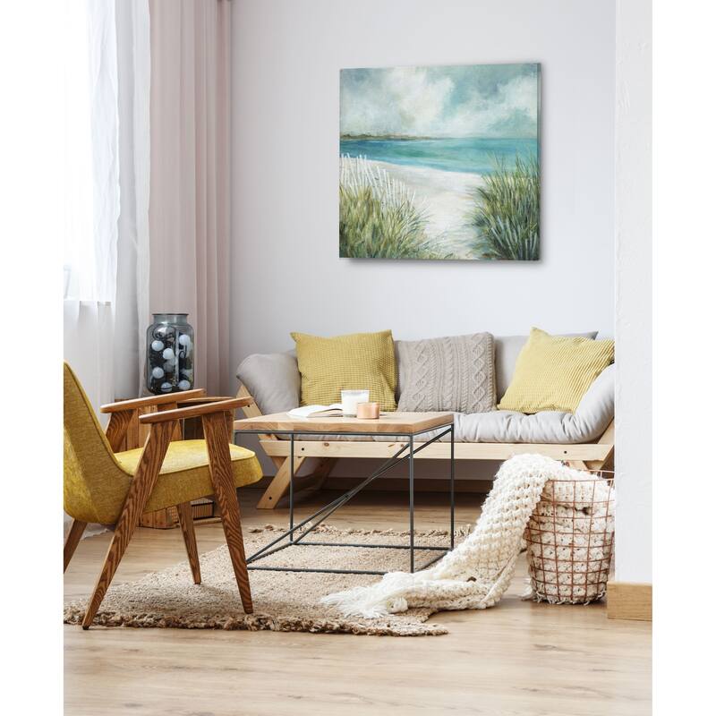 Coastal Fences -Gallery Wrapped Canvas