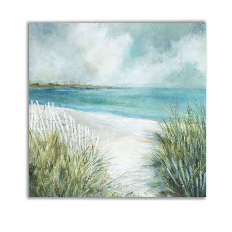 Coastal Fences -Gallery Wrapped Canvas