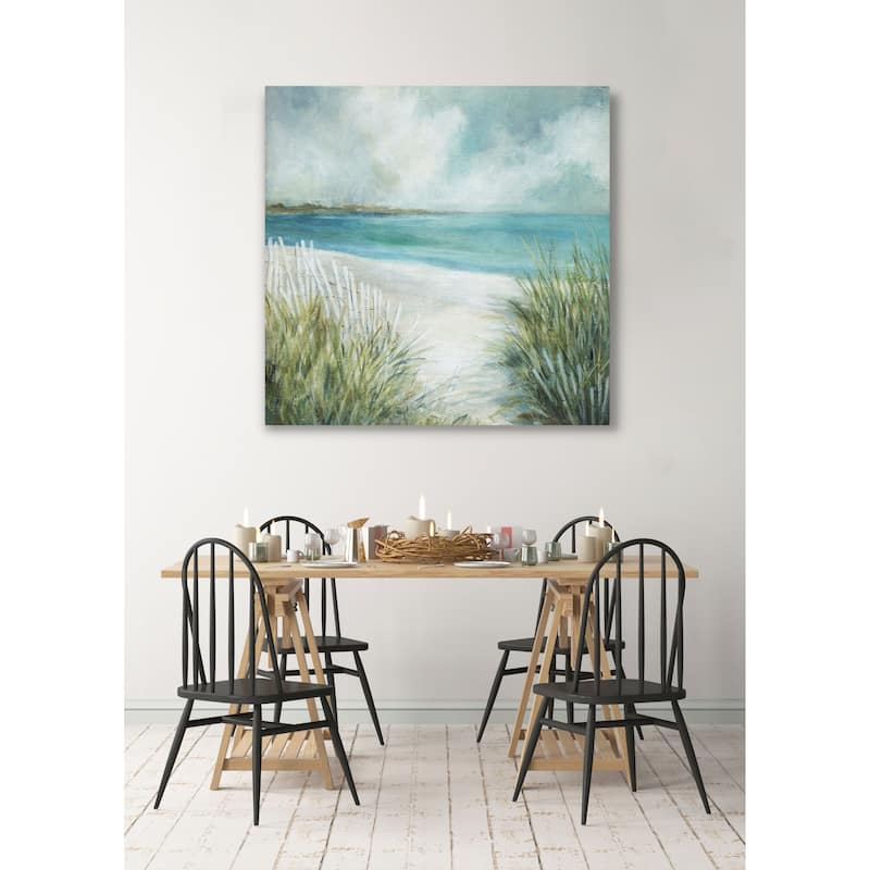 Coastal Fences -Gallery Wrapped Canvas