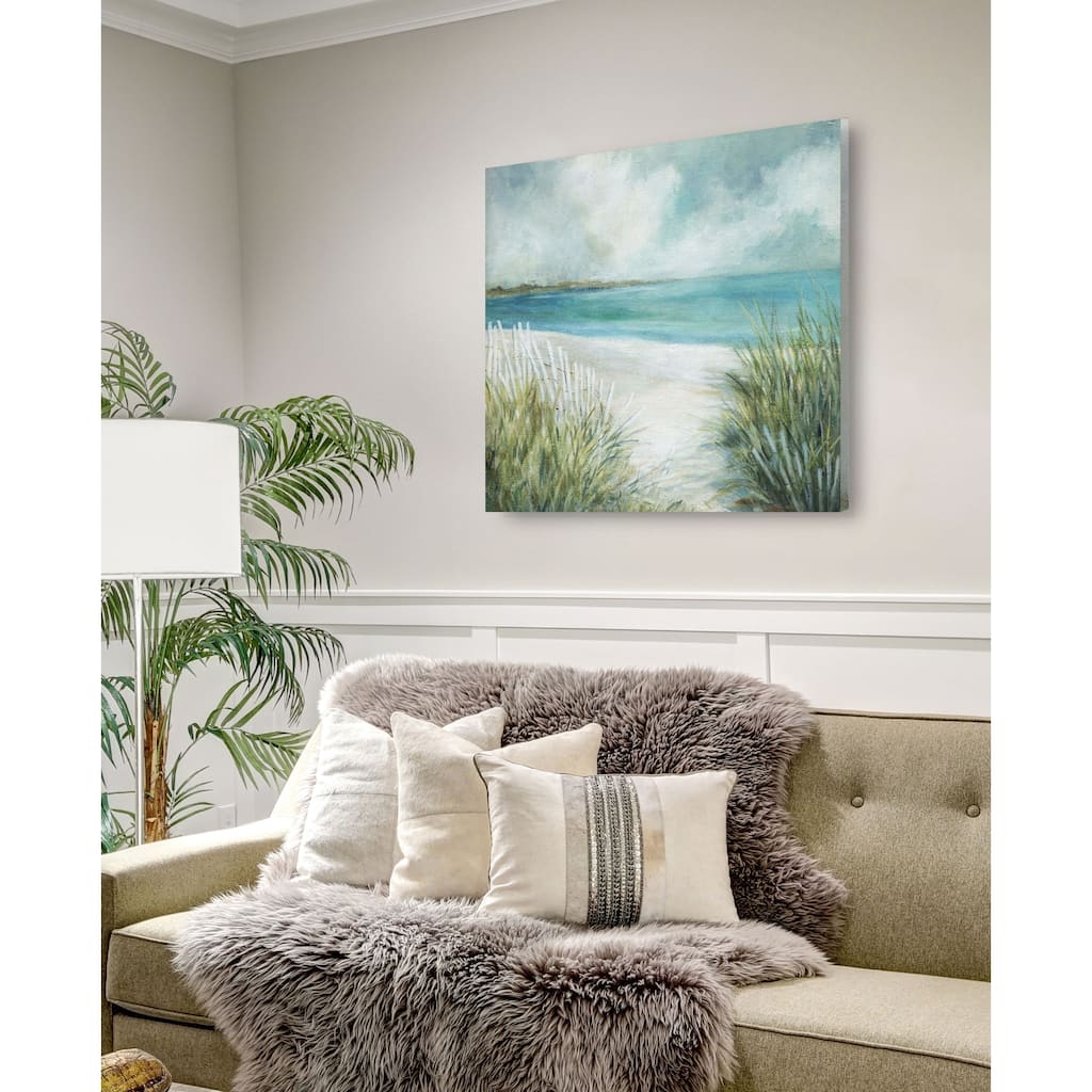 Coastal Fences -Gallery Wrapped Canvas