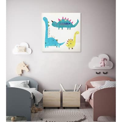 Dino Trio -Gallery Wrapped Canvas