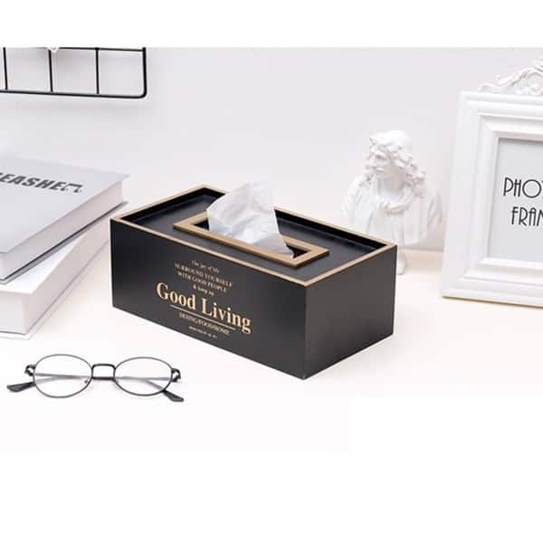 Offices Tissue Box Home Decor European Desk Organizer Moistureproof Storage Case